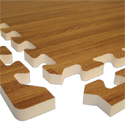 Woodgrain Foam Matting Tiles
